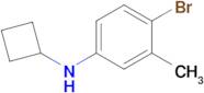 4-Bromo-N-cyclobutyl-3-methylaniline