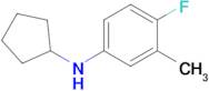 n-Cyclopentyl-4-fluoro-3-methylaniline