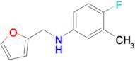 4-Fluoro-N-(furan-2-ylmethyl)-3-methylaniline