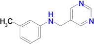 3-Methyl-N-(pyrimidin-5-ylmethyl)aniline