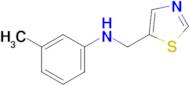 3-Methyl-N-(thiazol-5-ylmethyl)aniline