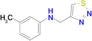 n-((1,2,3-Thiadiazol-4-yl)methyl)-3-methylaniline