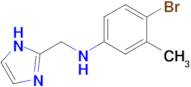 n-((1h-Imidazol-2-yl)methyl)-4-bromo-3-methylaniline