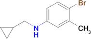 4-Bromo-N-(cyclopropylmethyl)-3-methylaniline