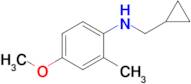 n-(Cyclopropylmethyl)-4-methoxy-2-methylaniline