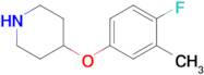 4-(4-Fluoro-3-methylphenoxy)piperidine