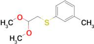 (2,2-Dimethoxyethyl)(m-tolyl)sulfane