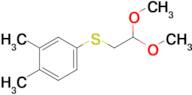 (2,2-Dimethoxyethyl)(3,4-dimethylphenyl)sulfane