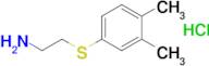 2-((3,4-Dimethylphenyl)thio)ethan-1-amine hydrochloride