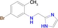 n-((1h-Imidazol-2-yl)methyl)-5-bromo-2-methylaniline