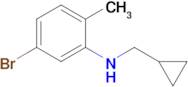 5-Bromo-N-(cyclopropylmethyl)-2-methylaniline