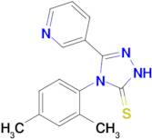 4-(2,4-dimethylphenyl)-3-(pyridin-3-yl)-4,5-dihydro-1H-1,2,4-triazole-5-thione