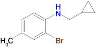 2-Bromo-N-(cyclopropylmethyl)-4-methylaniline