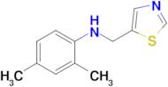 2,4-Dimethyl-N-(thiazol-5-ylmethyl)aniline