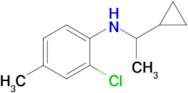 2-Chloro-N-(1-cyclopropylethyl)-4-methylaniline