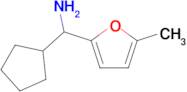 Cyclopentyl(5-methylfuran-2-yl)methanamine