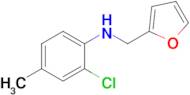 2-Chloro-N-(furan-2-ylmethyl)-4-methylaniline