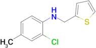 2-Chloro-4-methyl-N-(thiophen-2-ylmethyl)aniline