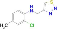 n-((1,2,3-Thiadiazol-4-yl)methyl)-2-chloro-4-methylaniline