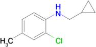 2-Chloro-N-(cyclopropylmethyl)-4-methylaniline