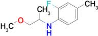 2-Fluoro-N-(1-methoxypropan-2-yl)-4-methylaniline