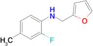 2-Fluoro-N-(furan-2-ylmethyl)-4-methylaniline