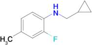 n-(Cyclopropylmethyl)-2-fluoro-4-methylaniline