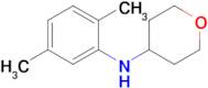 n-(2,5-Dimethylphenyl)tetrahydro-2h-pyran-4-amine