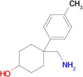 4-(Aminomethyl)-4-(p-tolyl)cyclohexan-1-ol