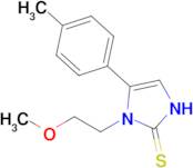 1-(2-methoxyethyl)-5-(4-methylphenyl)-2,3-dihydro-1H-imidazole-2-thione