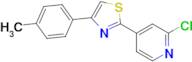 2-(2-Chloropyridin-4-yl)-4-(p-tolyl)thiazole