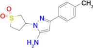 3-(5-Amino-3-(p-tolyl)-1h-pyrazol-1-yl)tetrahydrothiophene 1,1-dioxide