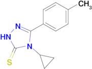 4-cyclopropyl-3-(4-methylphenyl)-4,5-dihydro-1H-1,2,4-triazole-5-thione