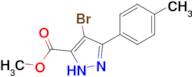 Methyl 4-bromo-3-(p-tolyl)-1h-pyrazole-5-carboxylate