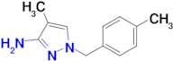 4-methyl-1-[(4-methylphenyl)methyl]-1H-pyrazol-3-amine