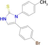 5-(4-bromophenyl)-1-(4-methylphenyl)-2,3-dihydro-1H-imidazole-2-thione