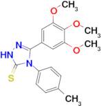 4-(4-methylphenyl)-3-(3,4,5-trimethoxyphenyl)-4,5-dihydro-1H-1,2,4-triazole-5-thione