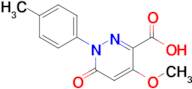 4-Methoxy-6-oxo-1-(p-tolyl)-1,6-dihydropyridazine-3-carboxylic acid