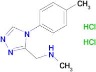 n-Methyl-1-(4-(p-tolyl)-4h-1,2,4-triazol-3-yl)methanamine dihydrochloride