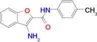 3-Amino-N-(p-tolyl)benzofuran-2-carboxamide