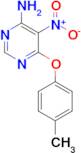 5-Nitro-6-(p-tolyloxy)pyrimidin-4-amine