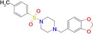 1-(Benzo[d][1,3]dioxol-5-ylmethyl)-4-tosylpiperazine