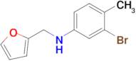 3-Bromo-N-(furan-2-ylmethyl)-4-methylaniline