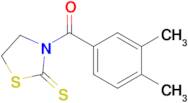 (3,4-Dimethylphenyl)(2-thioxothiazolidin-3-yl)methanone