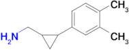 (2-(3,4-Dimethylphenyl)cyclopropyl)methanamine