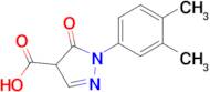 1-(3,4-Dimethylphenyl)-5-oxo-4,5-dihydro-1h-pyrazole-4-carboxylic acid