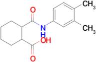 2-((3,4-Dimethylphenyl)carbamoyl)cyclohexane-1-carboxylic acid