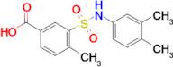 3-(n-(3,4-Dimethylphenyl)sulfamoyl)-4-methylbenzoic acid