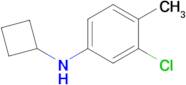 3-Chloro-N-cyclobutyl-4-methylaniline