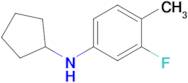 n-Cyclopentyl-3-fluoro-4-methylaniline